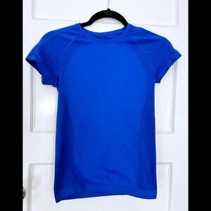 Sweaty Betty athelete seamless work out T in royal blue